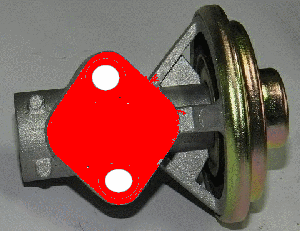 Anular válvula EGR con lámina metálica de aluminio, cobre o bronce