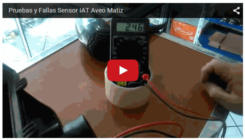 Vídeo: Pruebas y fallas del sensor IAT Aveo Matiz