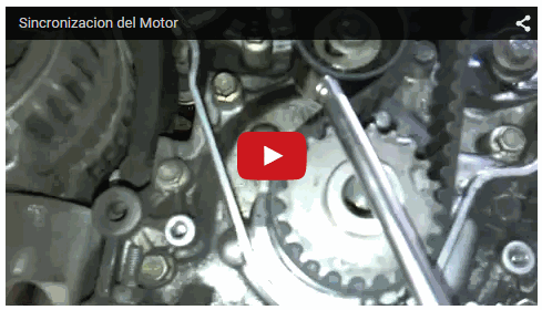 Vídeo Sincronización del motor y cambio de la banda de tiempo