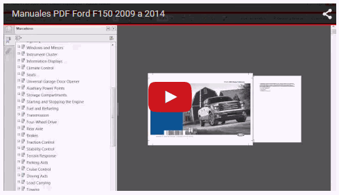 Vídeo Manuales Ford F150 2009 a 2014