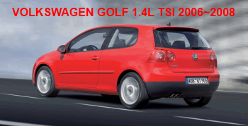 Volkswagen Golf 1.4L TSI año 2006, 2007, 2008