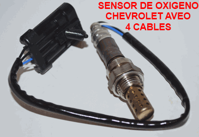 Sensor de oxígeno de 4 cables Chevrolet Aveo