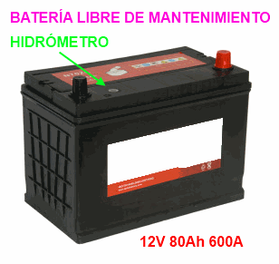Batería libre de mantenimiento (Free Maintenance Battery)