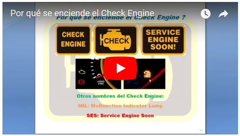 Por qué se prend ele Check Engine?