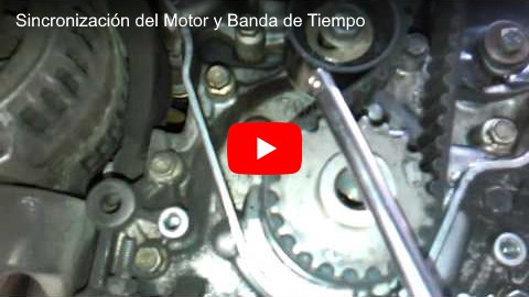 Vídeo Sincronización del motor y cambio de la banda de tiempo