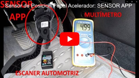 Sensor de POSICIÓN DE PEDAL de aceleración